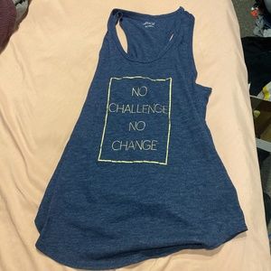Dark blue tank top